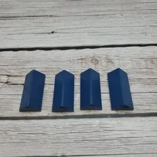 Lego Part 3041 Dark Blue Double Slopes  45* Roof Top Ridge City House (Qty 4)