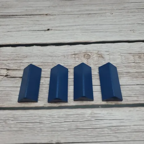 Lego Part 3041 Dark Blue Double Slopes  45* Roof Top Ridge City House (Qty 4)