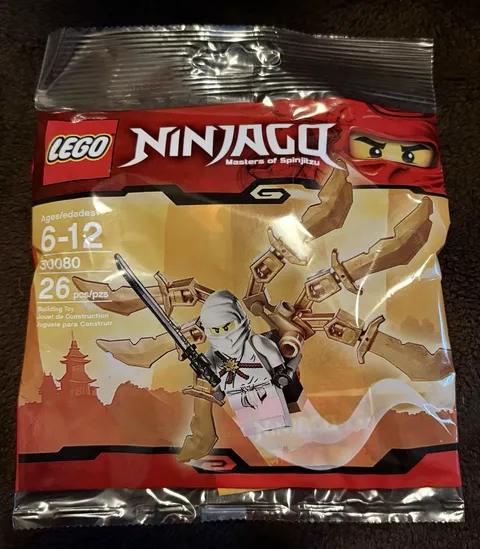 LEGO Ninjago Ninja Glider Set ~ 30080 ~ 26 Pieces ~ Zane Minifigure ~ NEW IN PKG