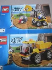 Lego City Building Instructions Instruction 4201 Parts 1 and 2 ; Part 1 and 2