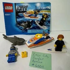 Lego City Surfer Rescue #60011  with a shark!