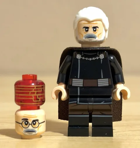 Lego Star Wars Count Dooku Custom Minifigure Rais Brickdaddy GCC BDM LC