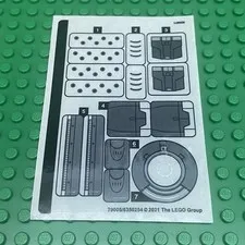 LEGO Sticker Sheet for Set 76190 Iron Man: Iron Monger Mayhem New Authentic
