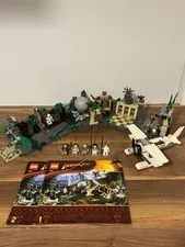 RARE LEGO 7623 Indiana Jones: Temple Escape, No box, 100% COMPLETE & manuals