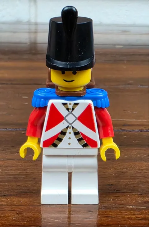 LEGO Minifigure Imperial Guard with Blue Epaulettes and Brown Backpack #pi062