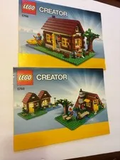 Lego Creator 5766 Log Cabin Instruction Manuals Only