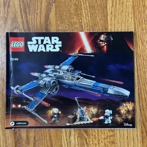 LEGO STAR WARS 75149 Resistance X Wing Fighter Instruction Manual