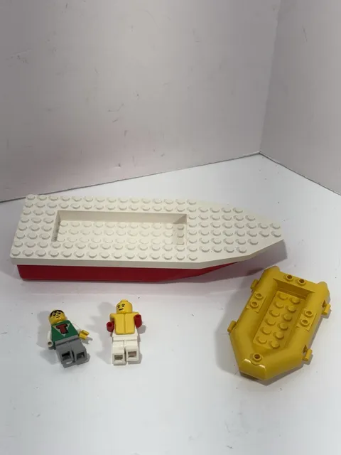 LEGO Part 71 953-09 Floating Boat Hull +Rubber Raft Yellow+ 2 Time Cruiser Timmy