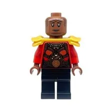 LEGO - Super Heroes / Black Panther - Okoye - Red Top, Armor - Mini Figure