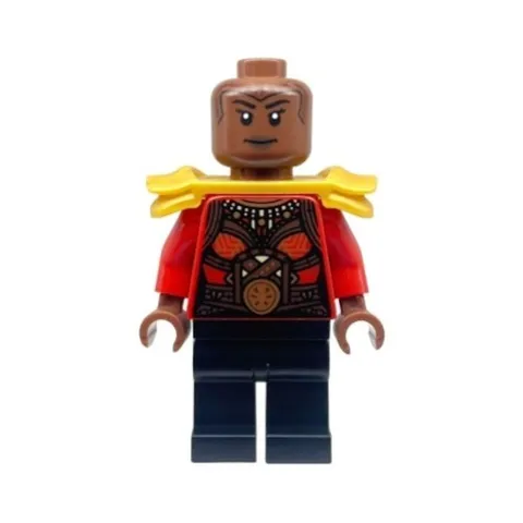 LEGO - Super Heroes / Black Panther - Okoye - Red Top, Armor - Mini Figure