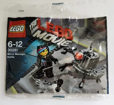 Lego The Lego Movie 30281 Micro Manager Battle Polybag New Sealed Retired