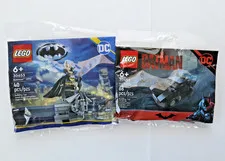 LEGO® DC Batman Polybag Lot 30455 Batmobile & 30653 Batman 1989 – Brand New