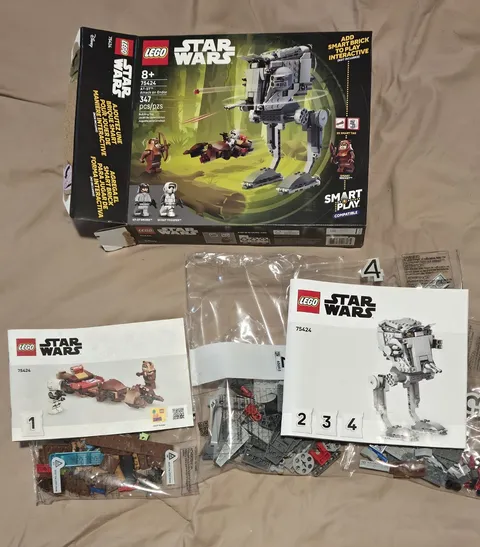 LEGO Star Wars  AT-ST Attack on Endor Toy Building Set 75424
