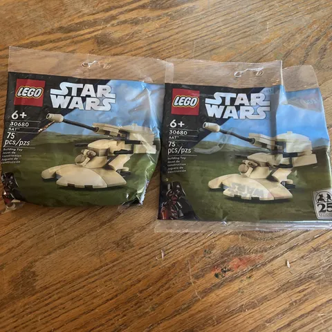 LEGO STAR WARS 30680 AAT POLYBAG 2 LOT- NEW SEALED