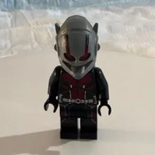 LEGO Ant-Man Minifigure with Helmet Accessory, Ant-Man Set Name - Plastic