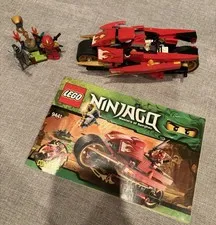 LEGO Ninjago Set 9441 Kai's Blade Cycle With Minifigures + Instructions