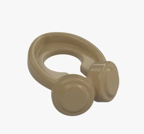 LEGO Headphones Sand Yellow Minifigure Accessories Headset 78135 6546482 Beige Headset