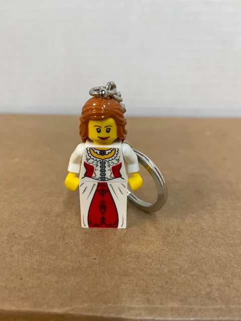 Lego Keychain “Lion Princess”Minifigure Keychain 2010 Key Chain
