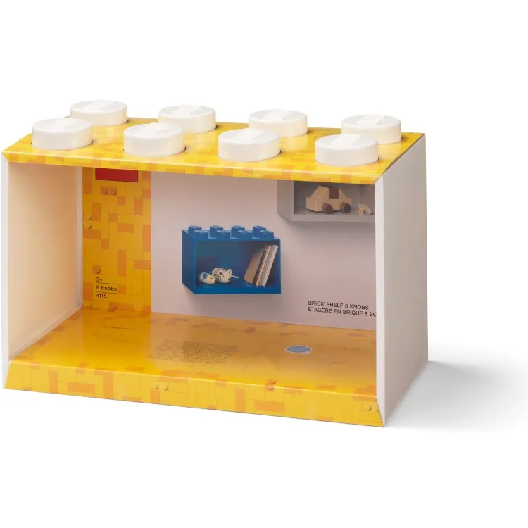 LEGO Storage Products: 41151735 8-Stud Brick Shelf White NEW