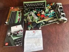 LEGO Ideas Typewriter (21327) - 2079 Pieces Used Complete Set