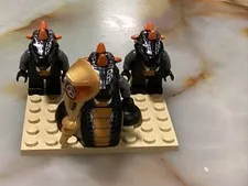 LEGO Ninjago Skalidor Minifigure njo0067 From Set 9450 With (2) Bytar