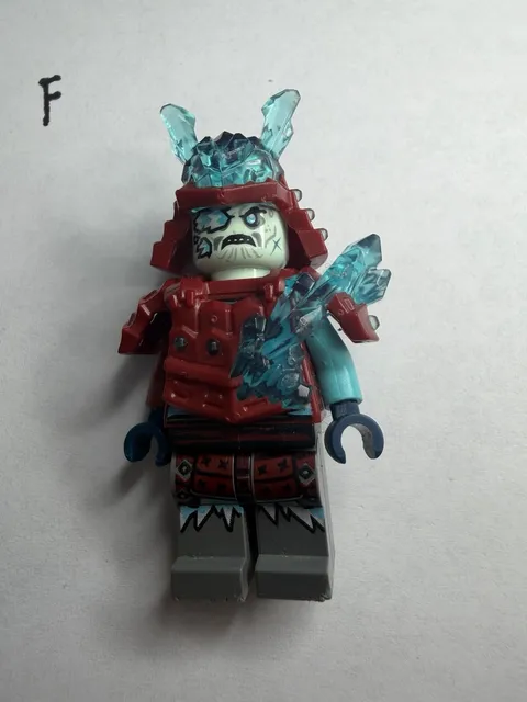 Lego Minifigure Blizzard Samurai (NJO549) From Ninjago Sets 70671 70676 70684