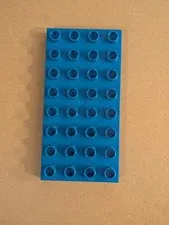 Lego Duplo Blue 4x8 Baseplate