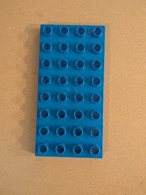 Lego Duplo Blue 4x8 Baseplate