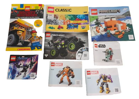 Lego Instruction Manuals Booklets Only Star Wars Mighty Machines Technic Lot 8