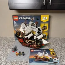 LEGO Creator 3-in-1 Pirate Ship 31109 Box Manual Retired with Mini figures