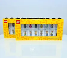 LEGO Minifigure Display Case x2 | Holds 16 Minifigs | Show Off Your Collection