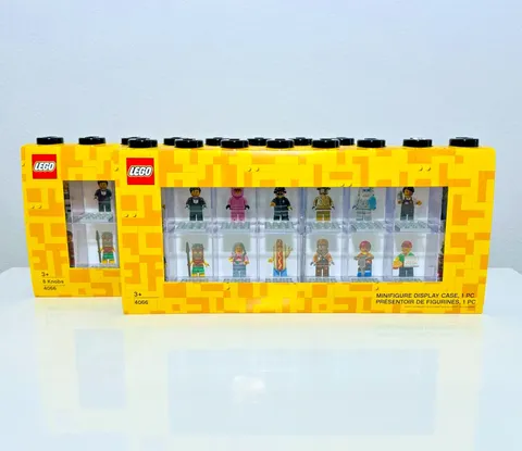 LEGO Minifigure Display Case x2 | Holds 16 Minifigs | Show Off Your Collection