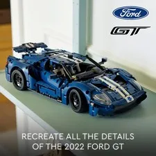 LEGO Technic 2022 Ford GT 42154 Adult Build-It-Yourself Car Model Kit Collection