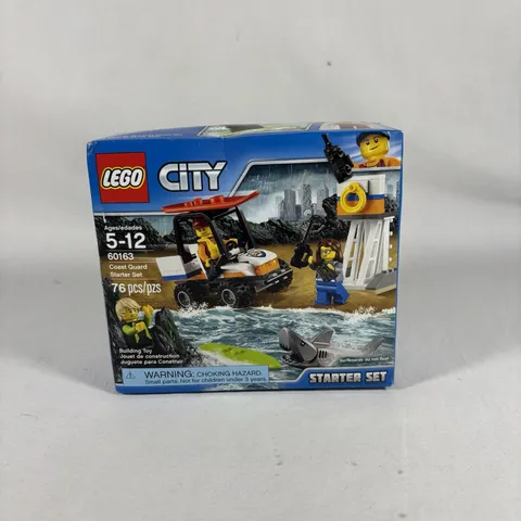 LEGO City 60163 Coast Guard Starter Set 76 Pieces Complete Boxed