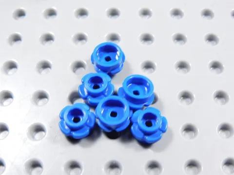 LEGO Lot of 6 Blue 1x1 Flowers Plants Minifig BI