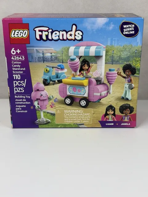 LEGO Friends Cotton Candy Stand and Scooter 42643 Building Set Brand New Sealed