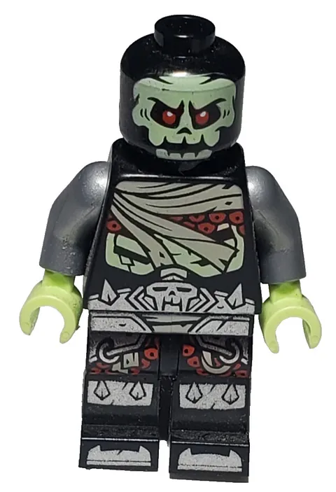 Lego  NINJAGO Minifigure NJO0798 Bone Guard NO HAT 71788 Lloyd's Ninja Street Bi