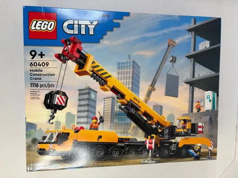 LEGO CITY Yellow Mobile Construction Crane 60409 Set- New Factory Sealed Retired