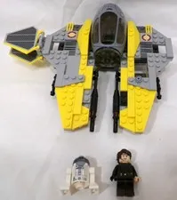 LEGO Star Wars 75038 Jedi Interceptor Set Incomplete With Minifigures