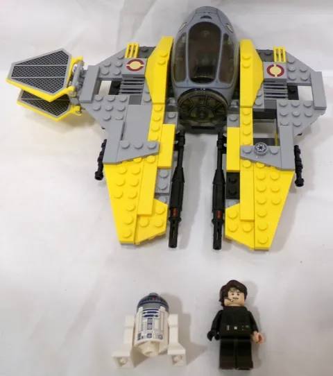 LEGO Star Wars 75038 Jedi Interceptor Set Incomplete With Minifigures