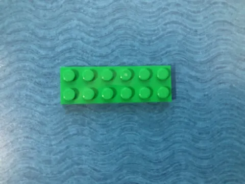 LEGO PART 3795 2X6 PLATE (GREEN)