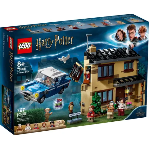 LEGO Harry Potter 4 Privet Drive 75968 Building Toy Set Flying Car 797 Pcs New