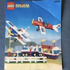 Lego Instruction Manual Booklet Aerial Acrobats 6345 Vintage 1993 Original