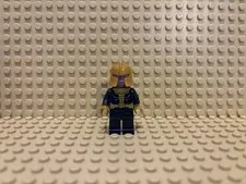 LEGO Marvel Thanos Minifigure - Dark Blue Outfit, Purple Head & Gold Helmet