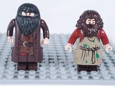 LEGO Harry Potter Rubeus Hagrid Minifigure Pair hp111 hp474 Lot of 2