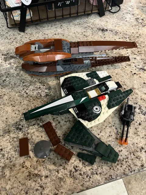 LEGO Star Wars: Geonosian Starfighter Saesee Tiin's Jedi Starfighter For Parts