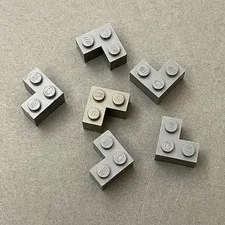 Lego 2357 Dark Gray Replacement Parts Pieces Lot of 6
