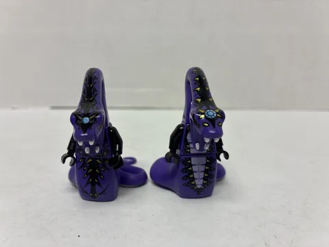LEGO Ninjago Pythor P. Chumsworth Purple Minifigure njo0060 & njo0506 Lot Of 2