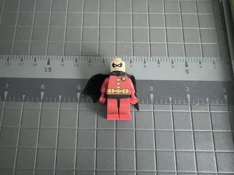 Custom Printed Lego Robin Minifigure Incomplete Missing Hair SH0011
