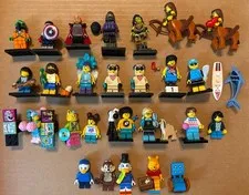 LEGO Mixed Collectible Minifigure Series CMF Lot of 25 Assorted